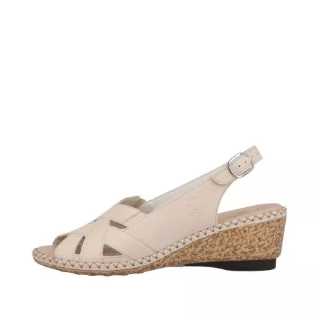 Sandały RIEKER 66189-60 beige