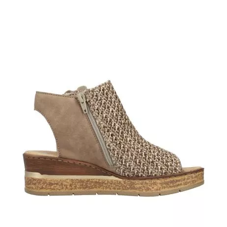 Sandały RIEKER 63791-60 beige