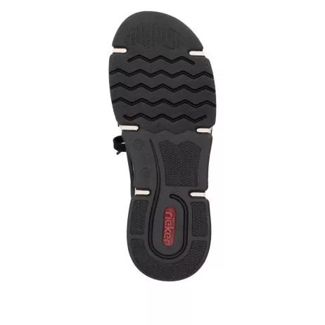 Półbuty RIEKER 45973-00 black