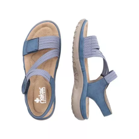 Sandały RIEKER 64870-14 blue