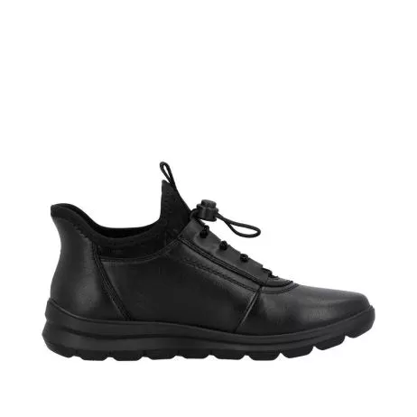 Półbuty RIEKER Z0057-00 black