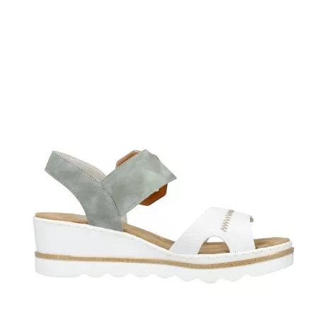 Sandały RIEKER 67476-81 white