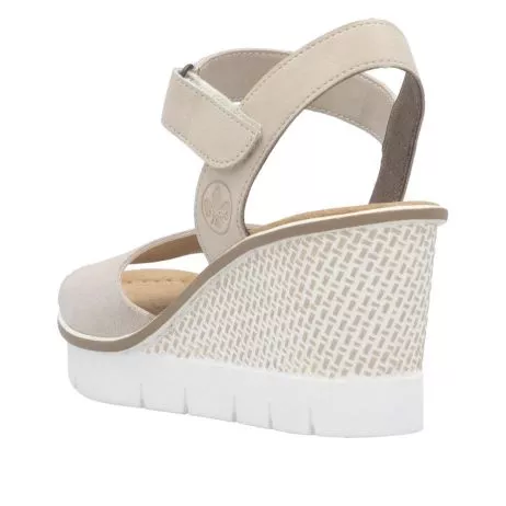 Sandały RIEKER 68590-60 beige