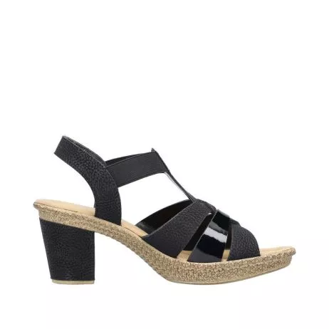 Sandały RIEKER 665K3-00 black