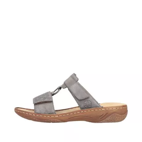 Klapki RIEKER V2885-42 grey