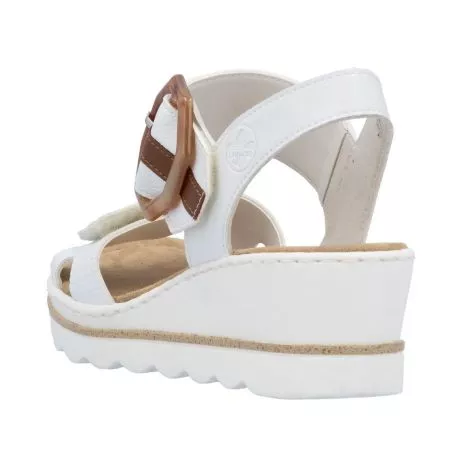 Sandały RIEKER 67476-83 white