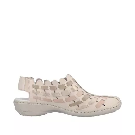 Sandały RIEKER 413V8-60 beige