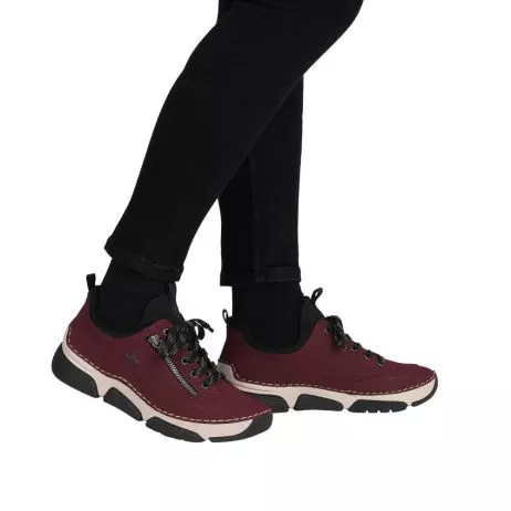 Półbuty RIEKER 45973-36 red