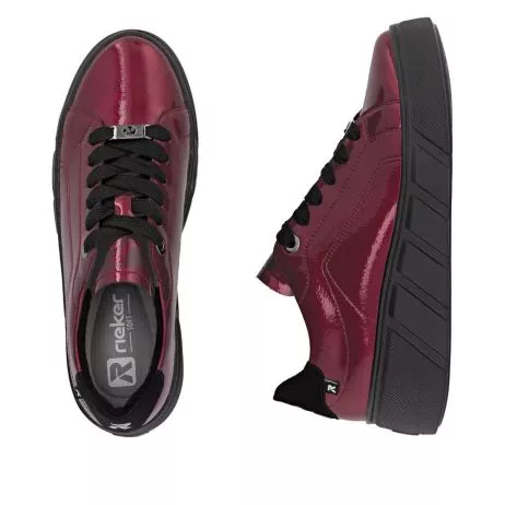 Półbuty RIEKER W2601-35 red