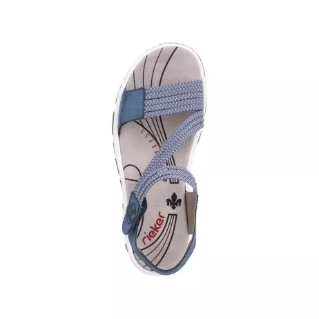 Sandały RIEKER 68871-14 blue