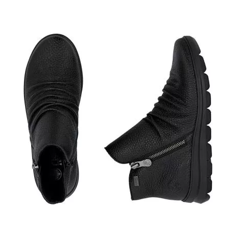 Botki RIEKER Z0056-00 black