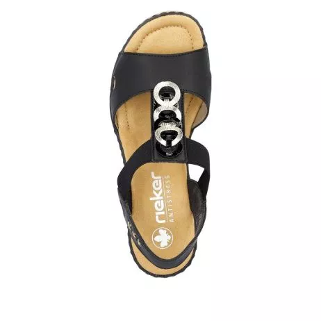 Sandały RIEKER 67498-00 black