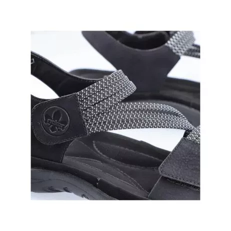 Sandały RIEKER 64870-00 black