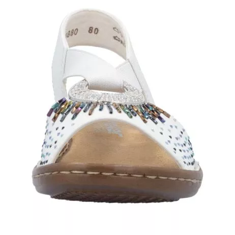 Sandały RIEKER 60880-80 white