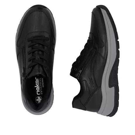 Półbuty RIEKER 11002-00 black