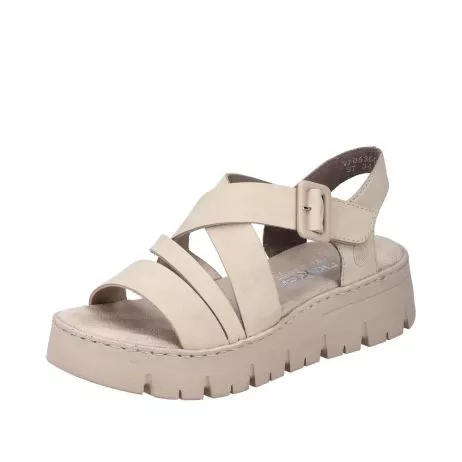 Sandały RIEKER V1063-60 beige