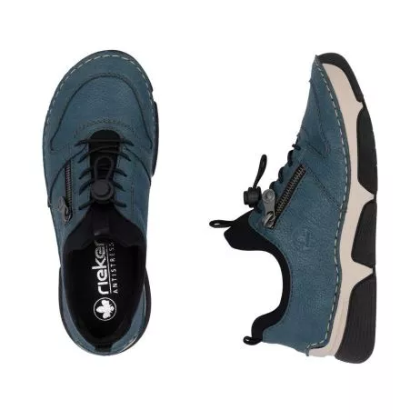 Półbuty RIEKER 45951-14 blue
