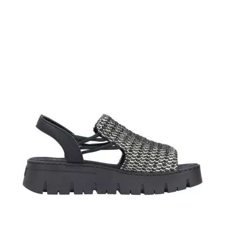 Sandały RIEKER V1051-00 black