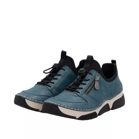 Półbuty RIEKER 45951-14 blue