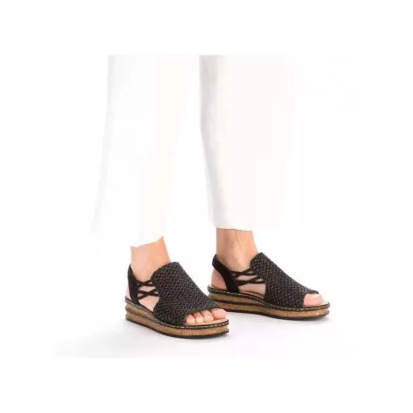 Sandały RIEKER 62941-00 black