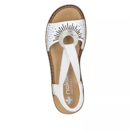 Sandały RIEKER 60880-80 white
