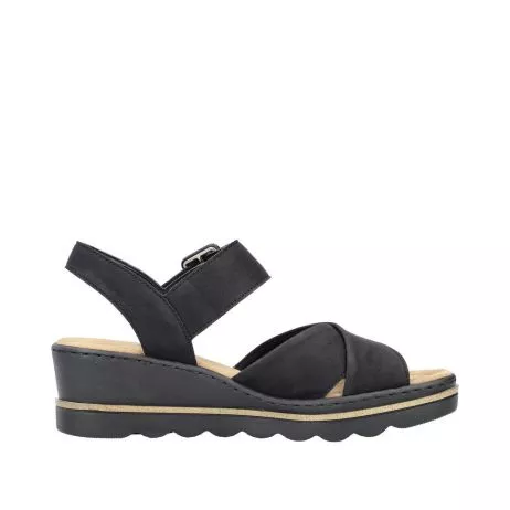 Sandały RIEKER 67463-00 black