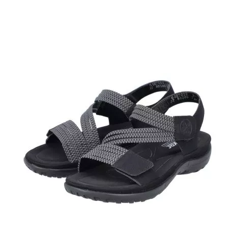 Sandały RIEKER 64870-00 black
