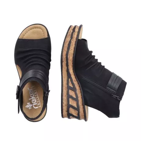 Sandały RIEKER 68191-00 black