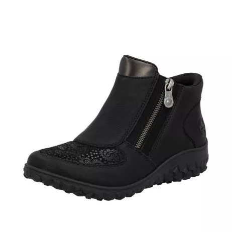 Botki RIEKER 59558-00 black