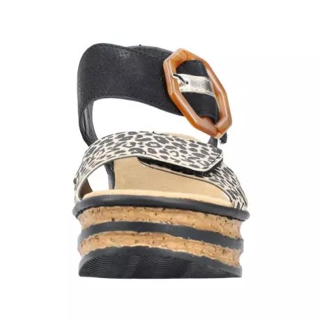 Sandały RIEKER 68176-00 black