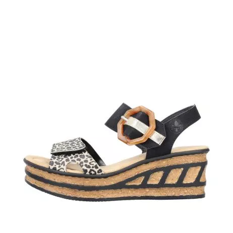 Sandały RIEKER 68176-00 black