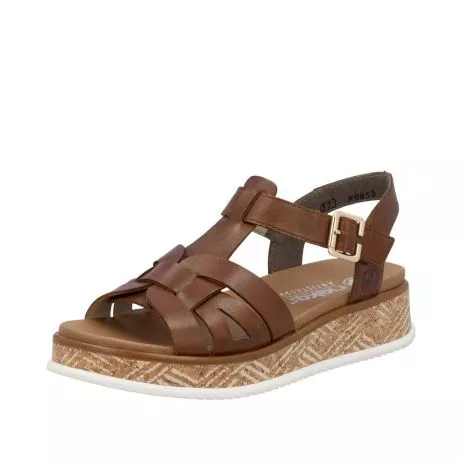 Sandały RIEKER W0853-24 brown