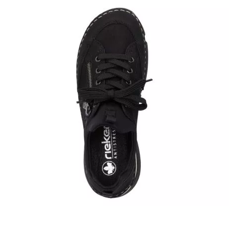 Półbuty RIEKER 45973-00 black