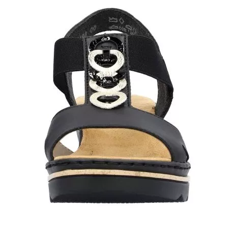 Sandały RIEKER 67498-00 black