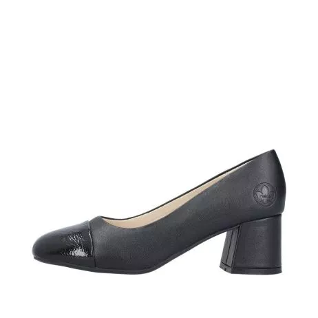 Czółenka RIEKER 44760-00 black