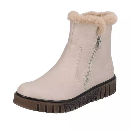 Botki RIEKER Y3481-60 beige