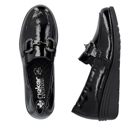 Mokasyny RIEKER L5352-00 black