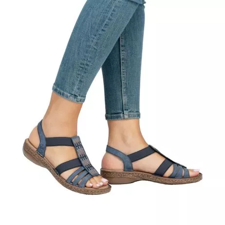 Sandały RIEKER 628G7-14 blue