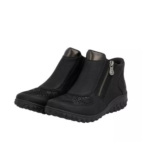 Botki RIEKER 59558-00 black