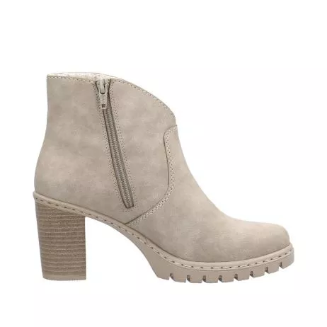 Botki RIEKER Y2553-60 beige