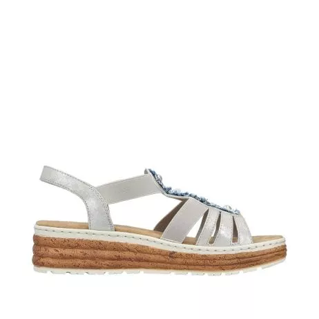 Sandały RIEKER 62771-40 grey