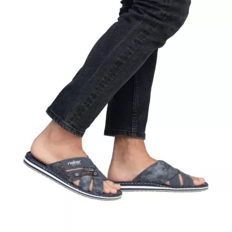Klapki RIEKER 21599-14 blue