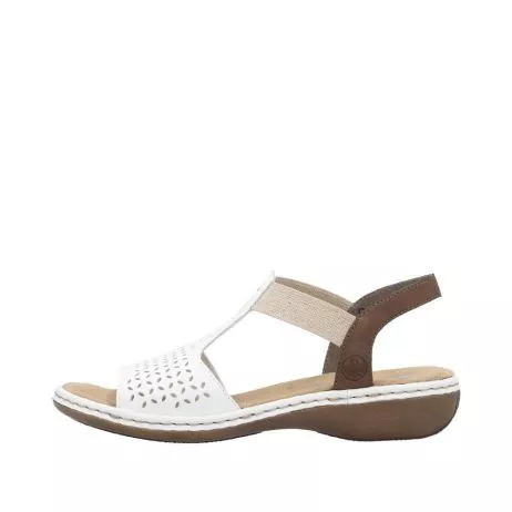 Sandały RIEKER 65917-80 white