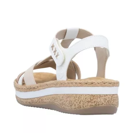 Sandały RIEKER V0919-80 white